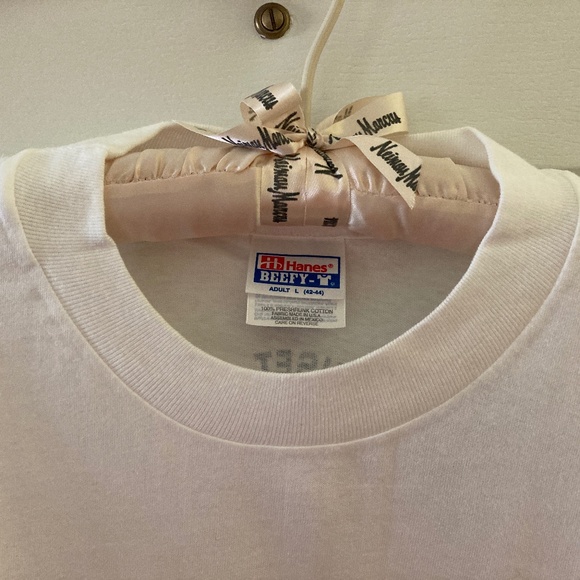 Hanes USET 1996 Atlanta Olympics US Equestrian Team Vintage T-Shirt/White/L/NEW! - Picture 4 of 5